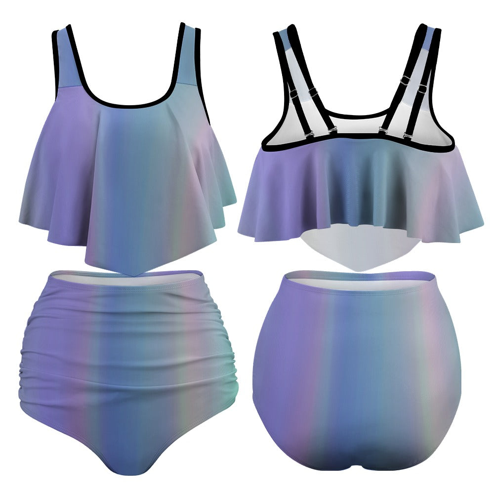 Women's Stretchy Multicolor Bikini Swimsuits