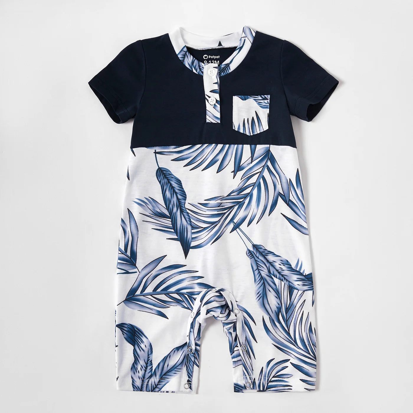 Family Matching! Floral Blue & White Tropical Dresses, Rompers, & T-Shirts