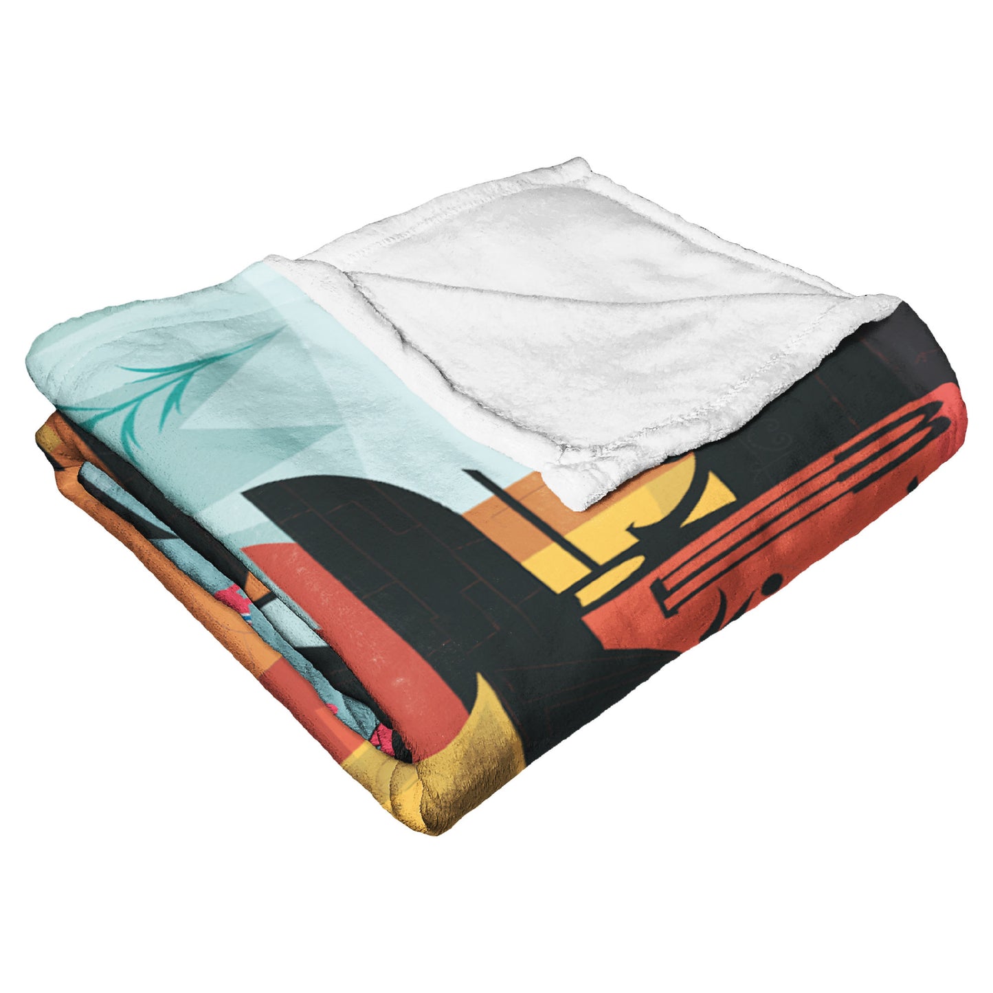 Cartoon Network's Foster's Home for Imaginary Friends Silk Touch Throw Blanket 50"x60", Outside Fosters
