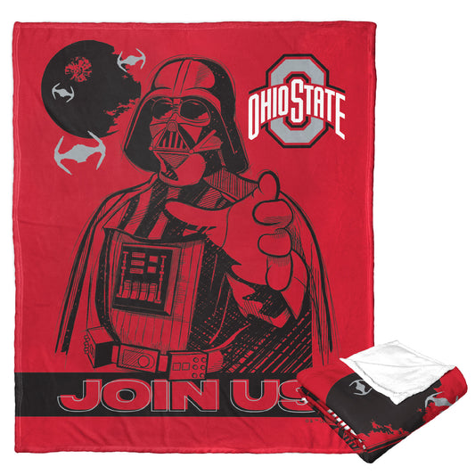 Star Wars Ohio State Buckeyes JOIN US! Blanket 50"x60"