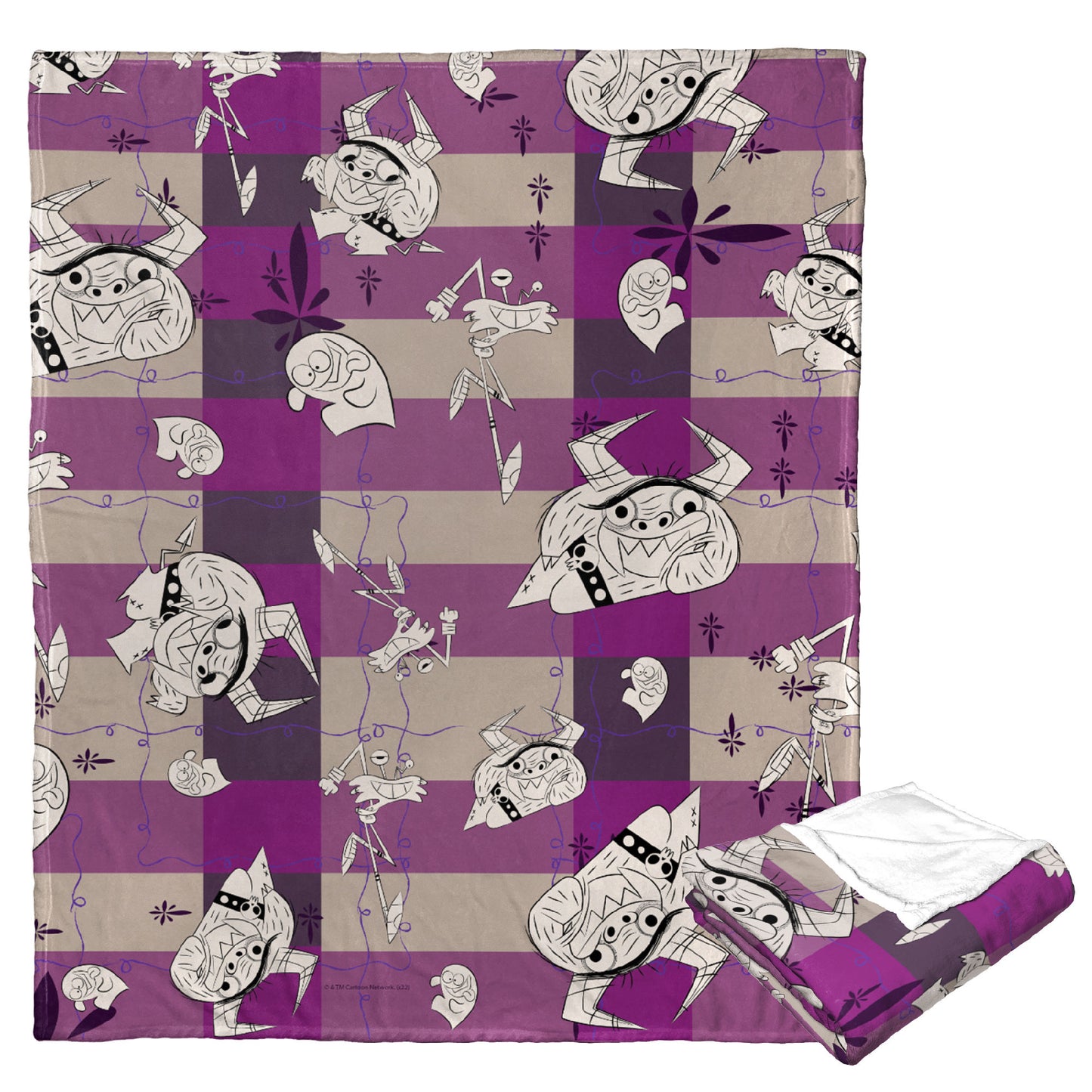 Cartoon Network's Foster's Home for Imaginary Friends Silk Touch Throw Blanket 50"x60", Imaginary Friends