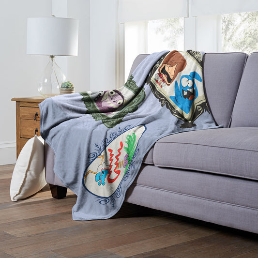 Cartoon Network's Foster's Home for Imaginary Friends Silk Touch Throw Blanket 50"x60", Framed
