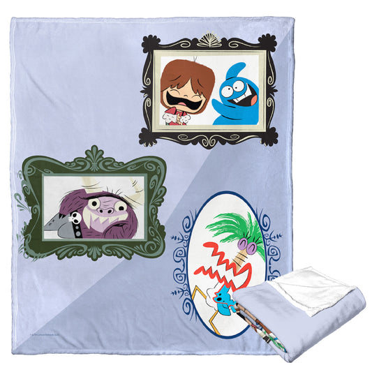 Cartoon Network's Foster's Home for Imaginary Friends Silk Touch Throw Blanket 50"x60", Framed