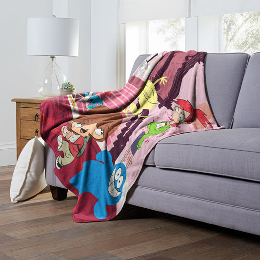 Cartoon Network's Foster's Home for Imaginary Friends Silk Touch Throw Blanket 50"x60", No Running in the Halls