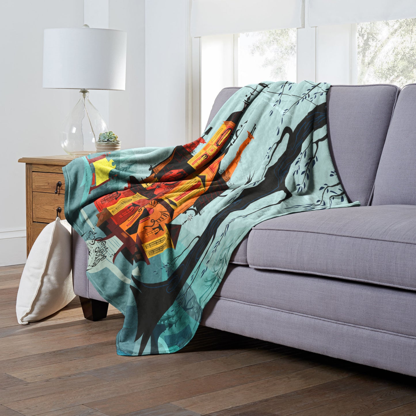 Cartoon Network's Foster's Home for Imaginary Friends Silk Touch Throw Blanket 50"x60", Fosters Home