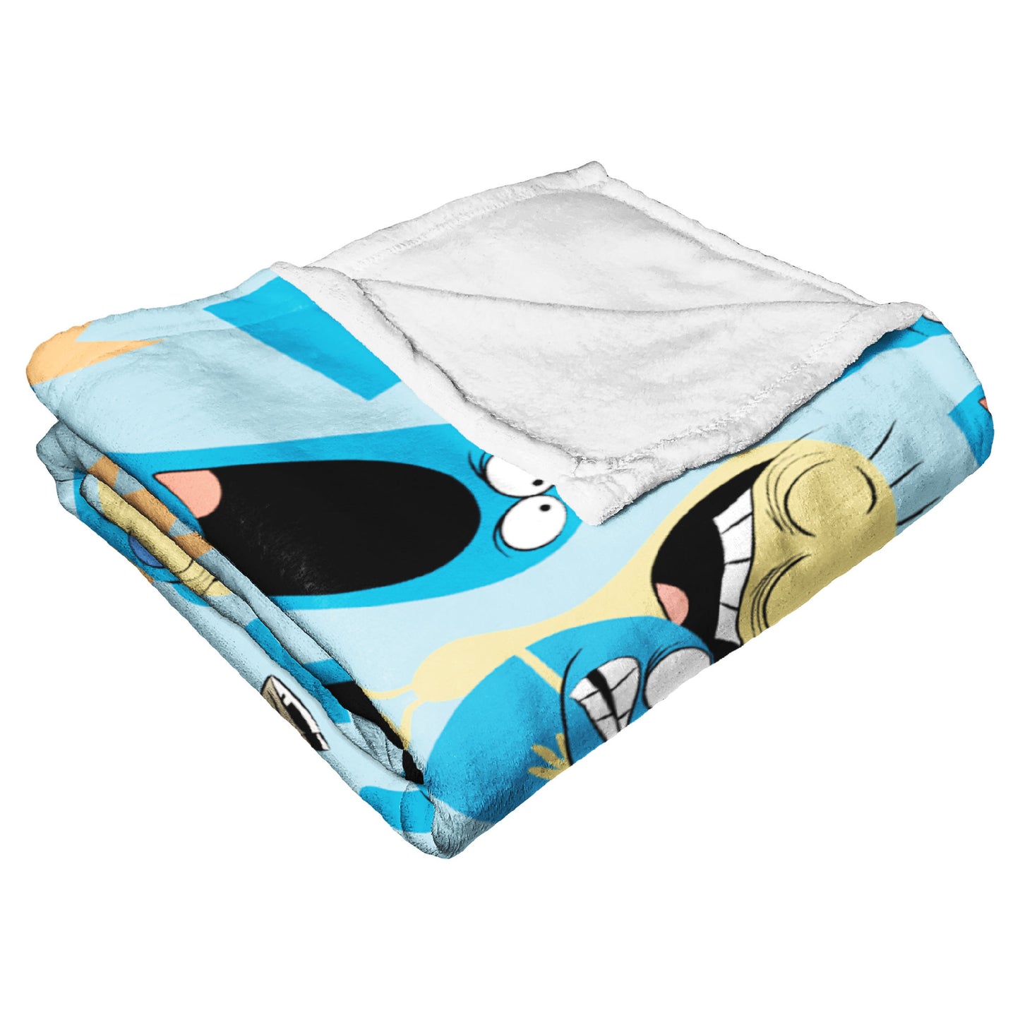 Cartoon Network's Foster's Home for Imaginary Friends Silk Touch Throw Blanket 50"x60", Best of Bloo