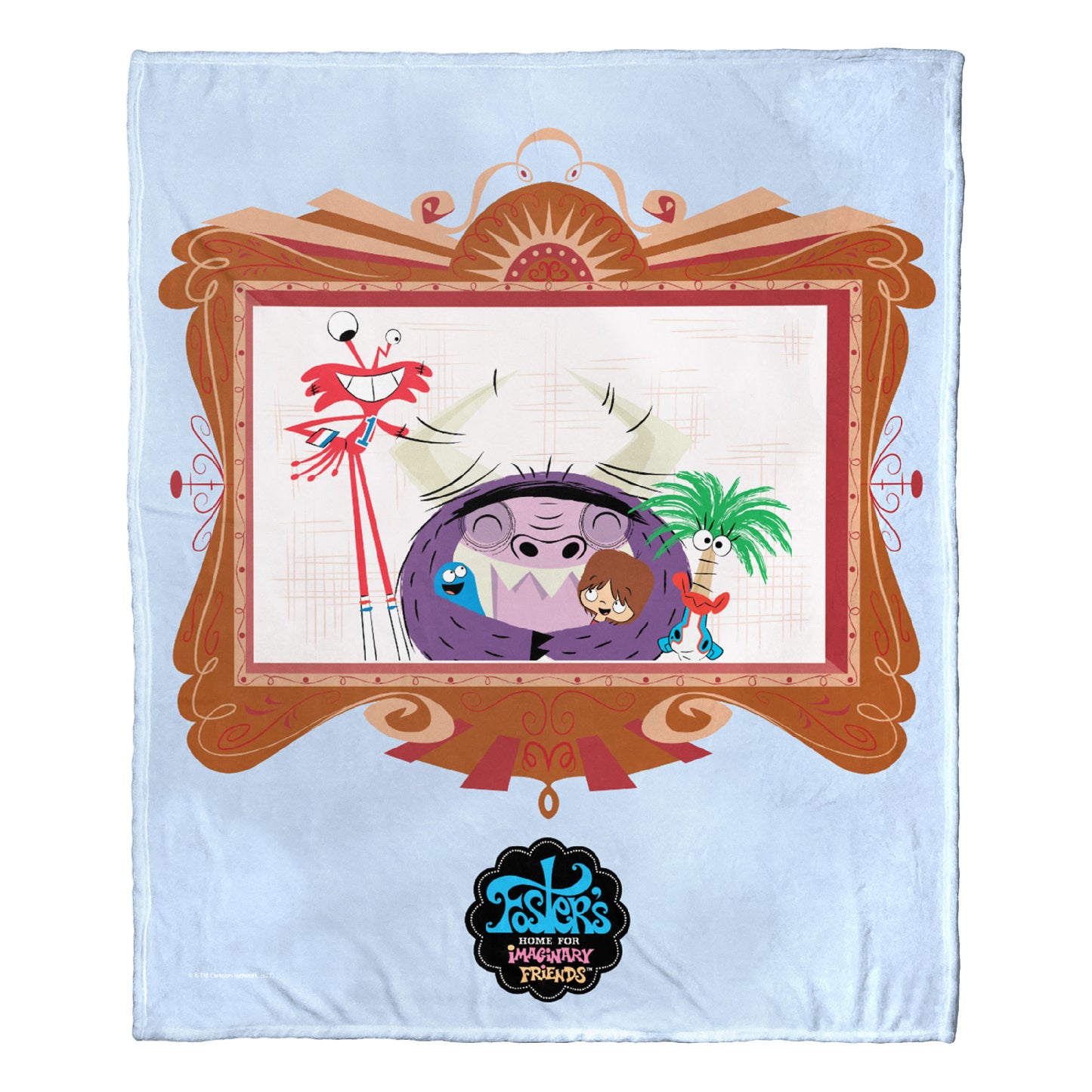 Cartoon Network's Foster's Home for Imaginary Friends Silk Touch Throw Blanket 50"x60", Picture Perfect