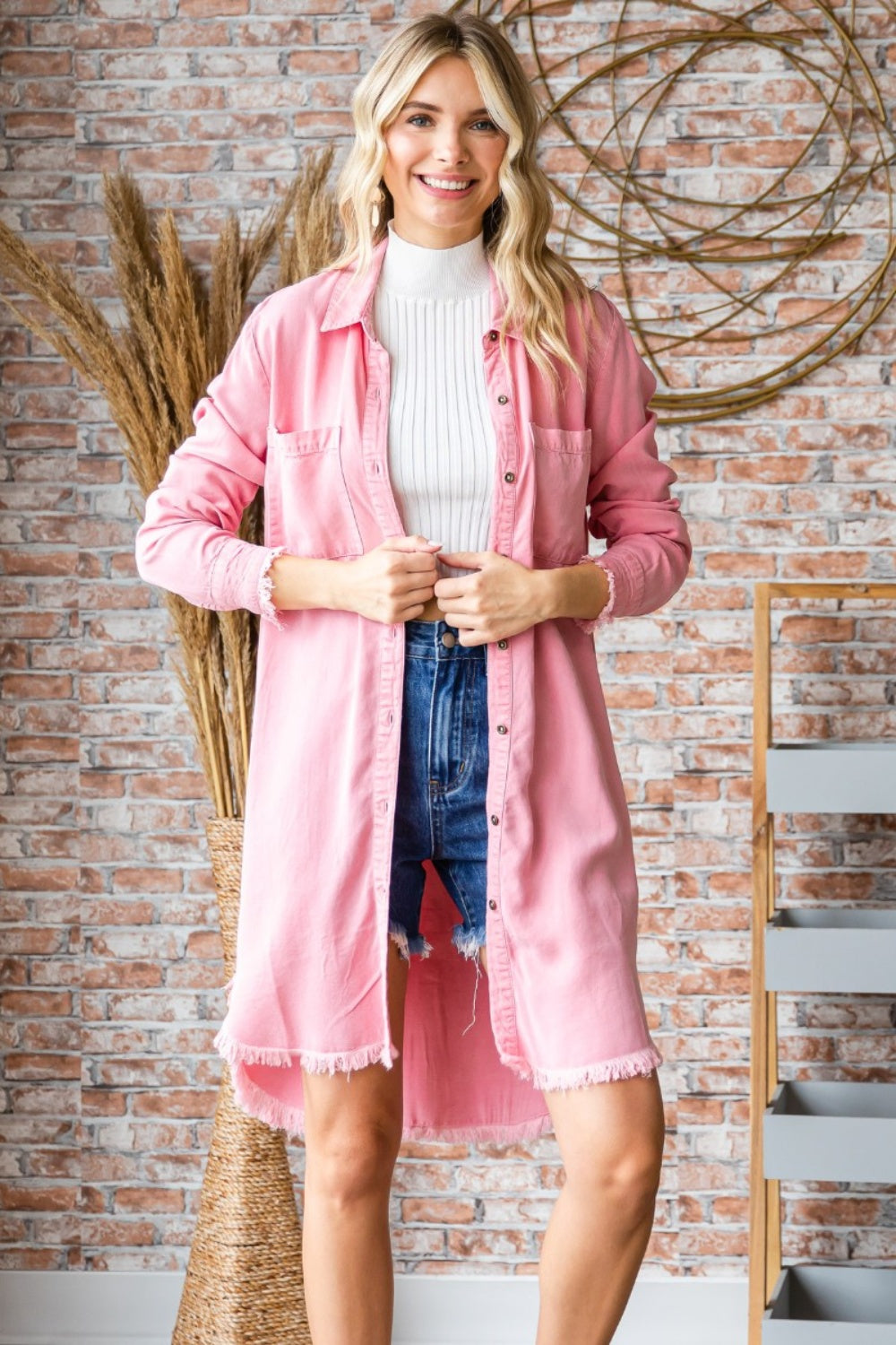Button-Up Versatile Shirt Dress or Cardigan