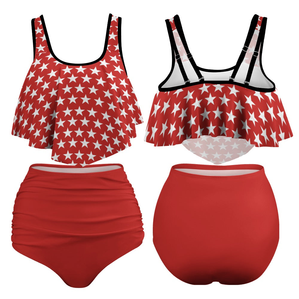 Women's Stretchy 4th of July Bikini Swimsuits