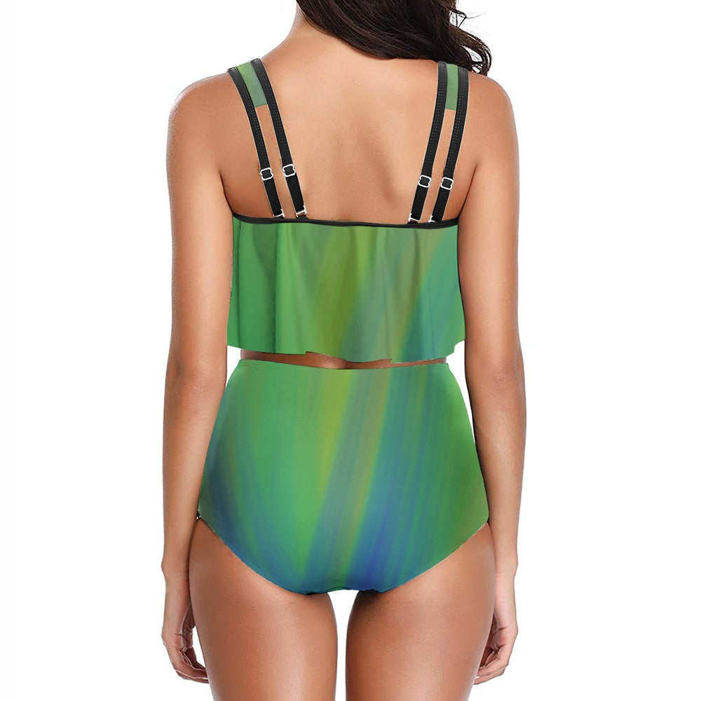 Women's Stretchy Multicolor Bikini Swimsuits