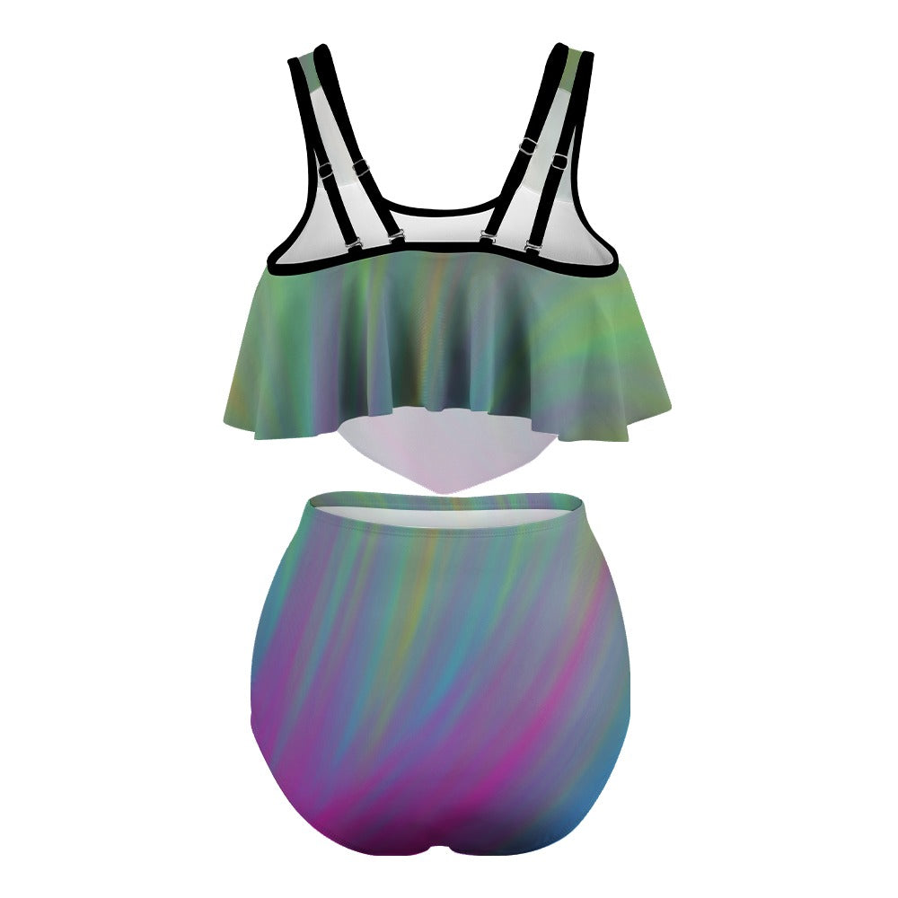 Women's Stretchy Multicolor Bikini Swimsuits