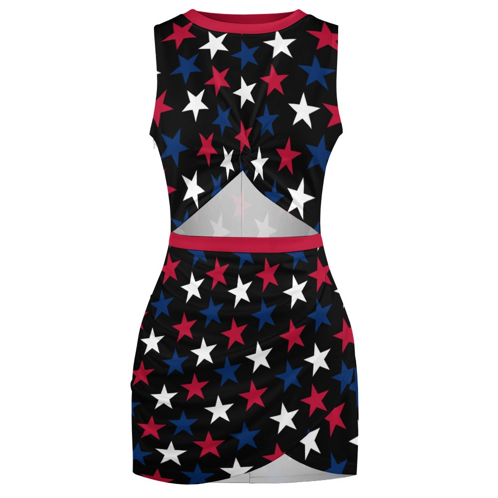 Women's 4th of July Stars & Stripes Mini Dress