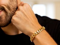 10.1mm 14k Yellow Gold Classic Miami Cuban Bracelet