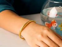 14k Yellow Gold Polished Cable Motif Bangle (5.00mm)