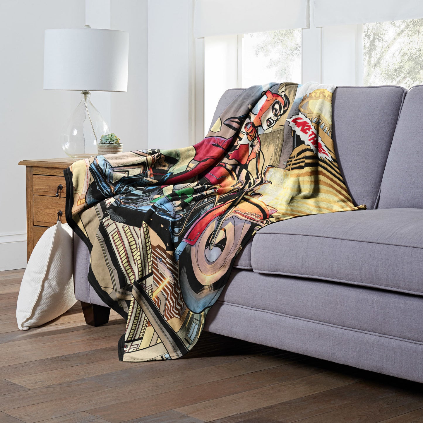 DC Comics Batman Wild Ride Throw Blanket 50"x60"