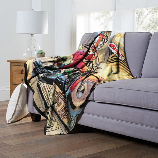 DC Comics Batman Wild Ride Throw Blanket 50"x60"