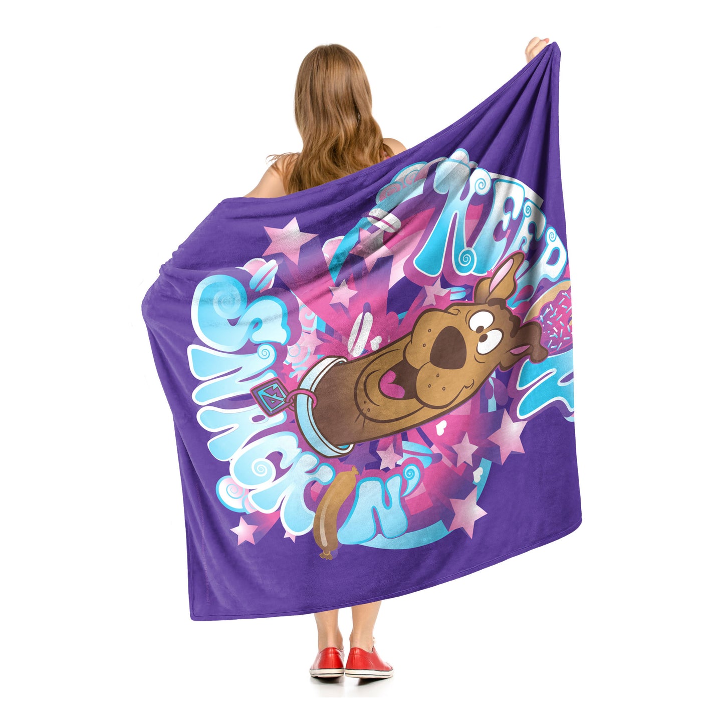 Scooby Doo, Keep Snackin' Throw Blanket 50"x60"