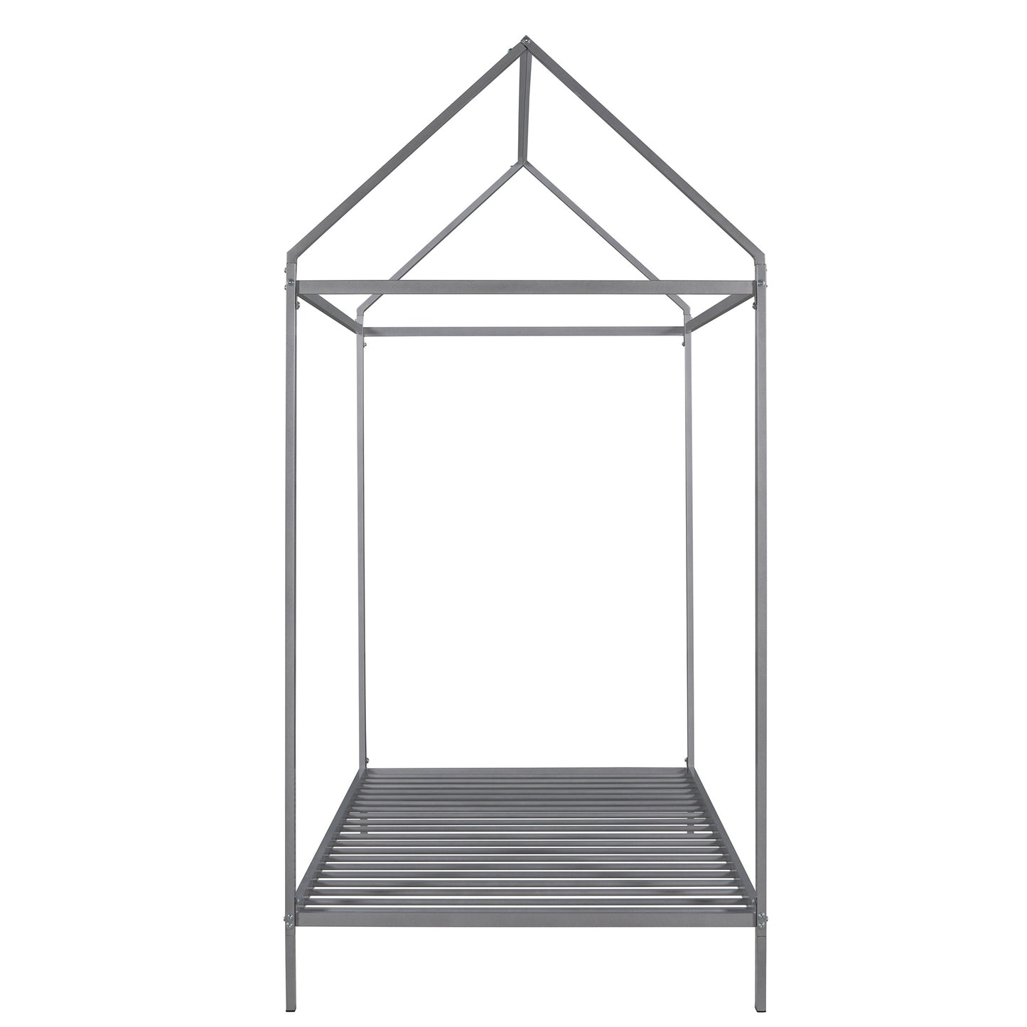Kids House Style Canopy Twin Bed