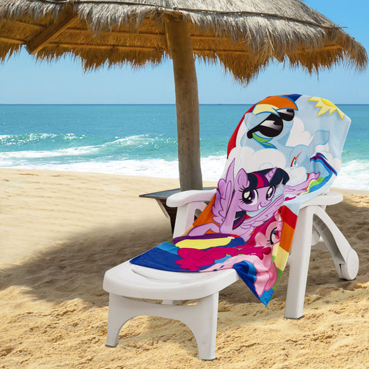 My Little Pony Beach Ponies Beach Towel 30" x 60"