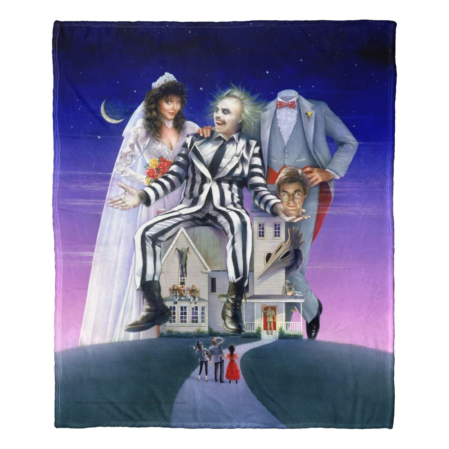 Beetlejuice Vintage Beetlejuice Throw Blanket 50"x60"