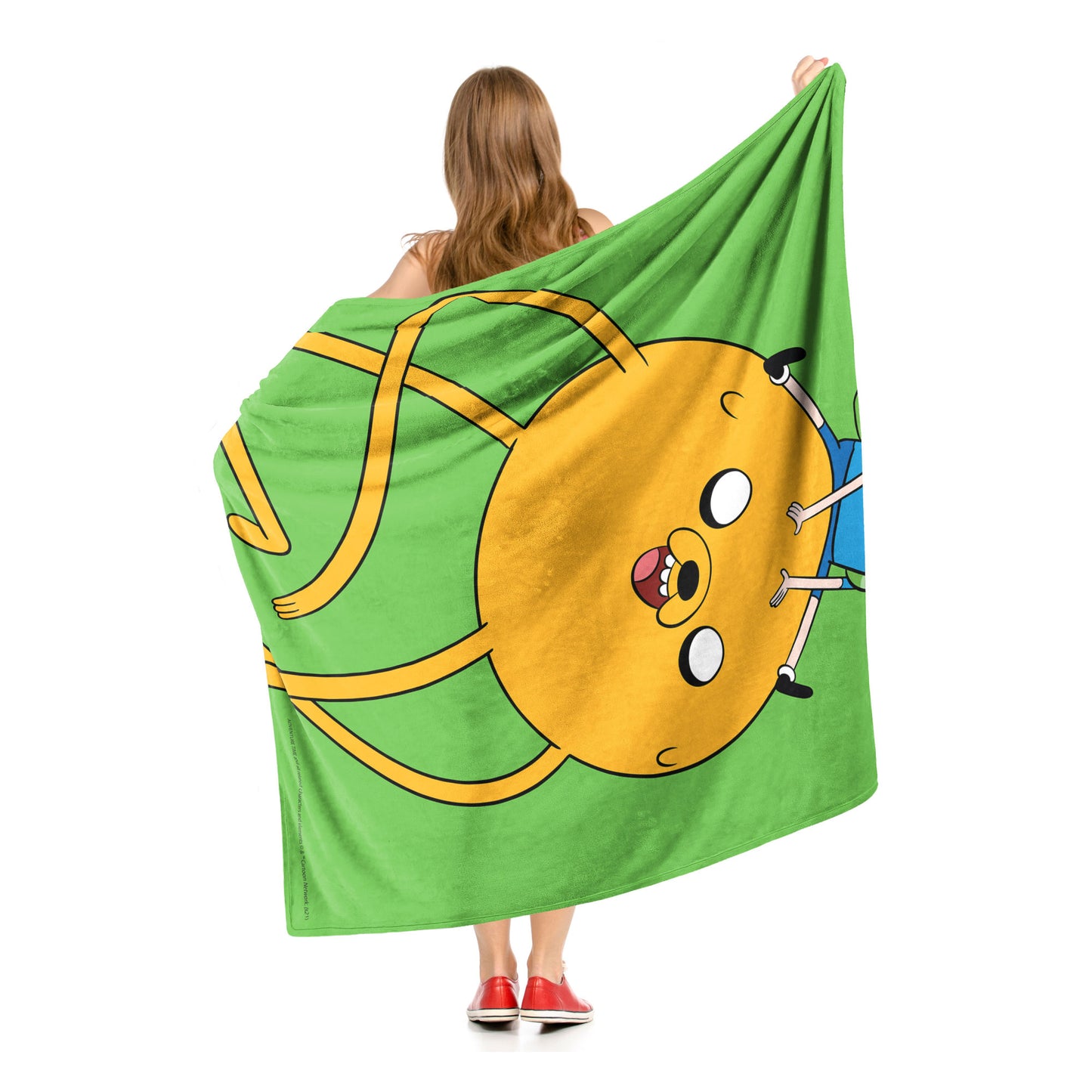 Adventure Time, Taking A Ride Throw Blanket 50"x60"