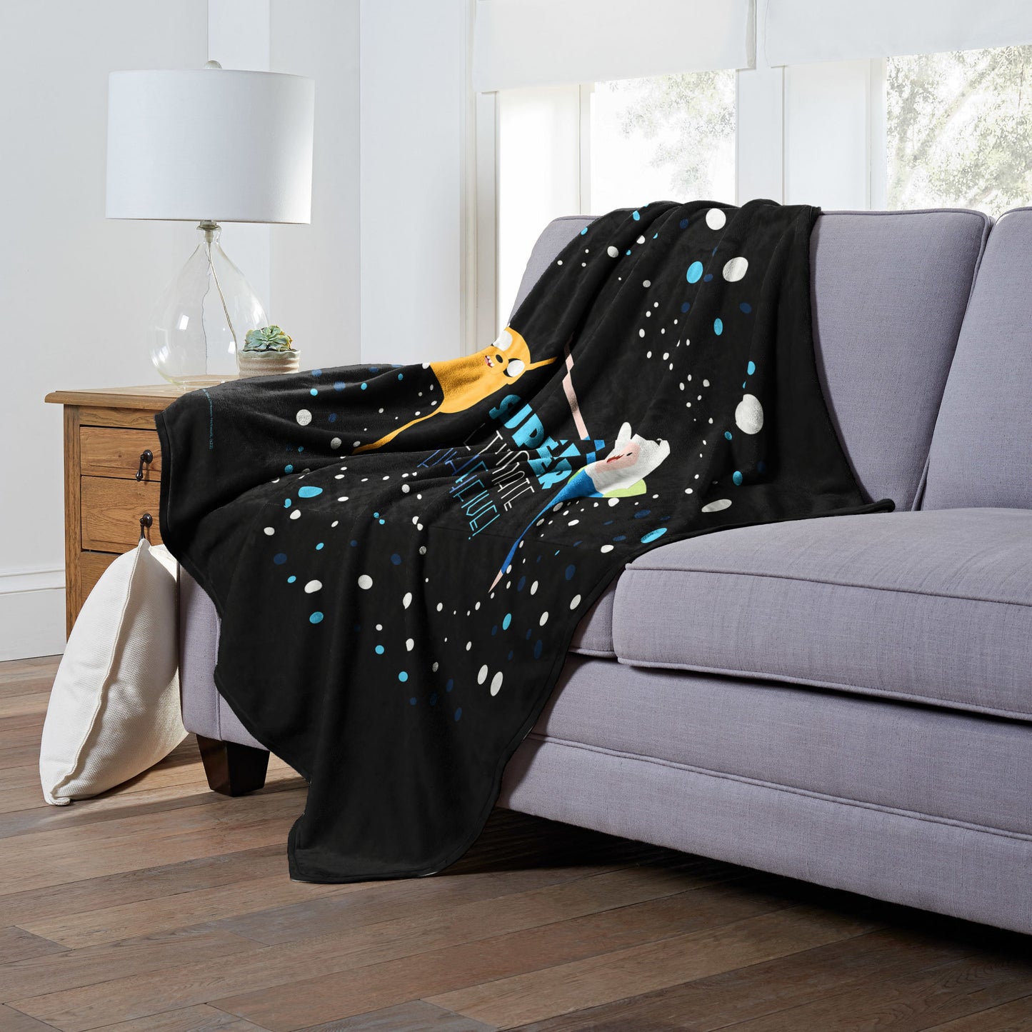 Adventure Time Super Ultimate High Five Throw Blanket 50"x60"