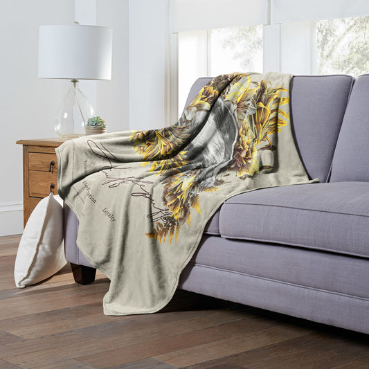 Harry Potter, Hufflepuff Throw Blanket 50"x60"