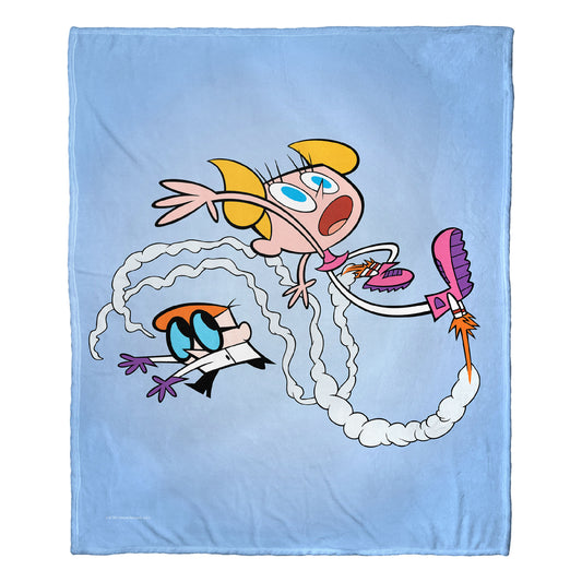 Cartoon Network's Dexter's Laboratory Test Run Throw Blanket 50"x60"