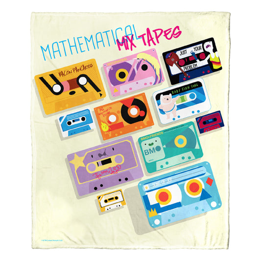 Adventure Time Mathematical Mixtapes Throw Blanket 50"x60"