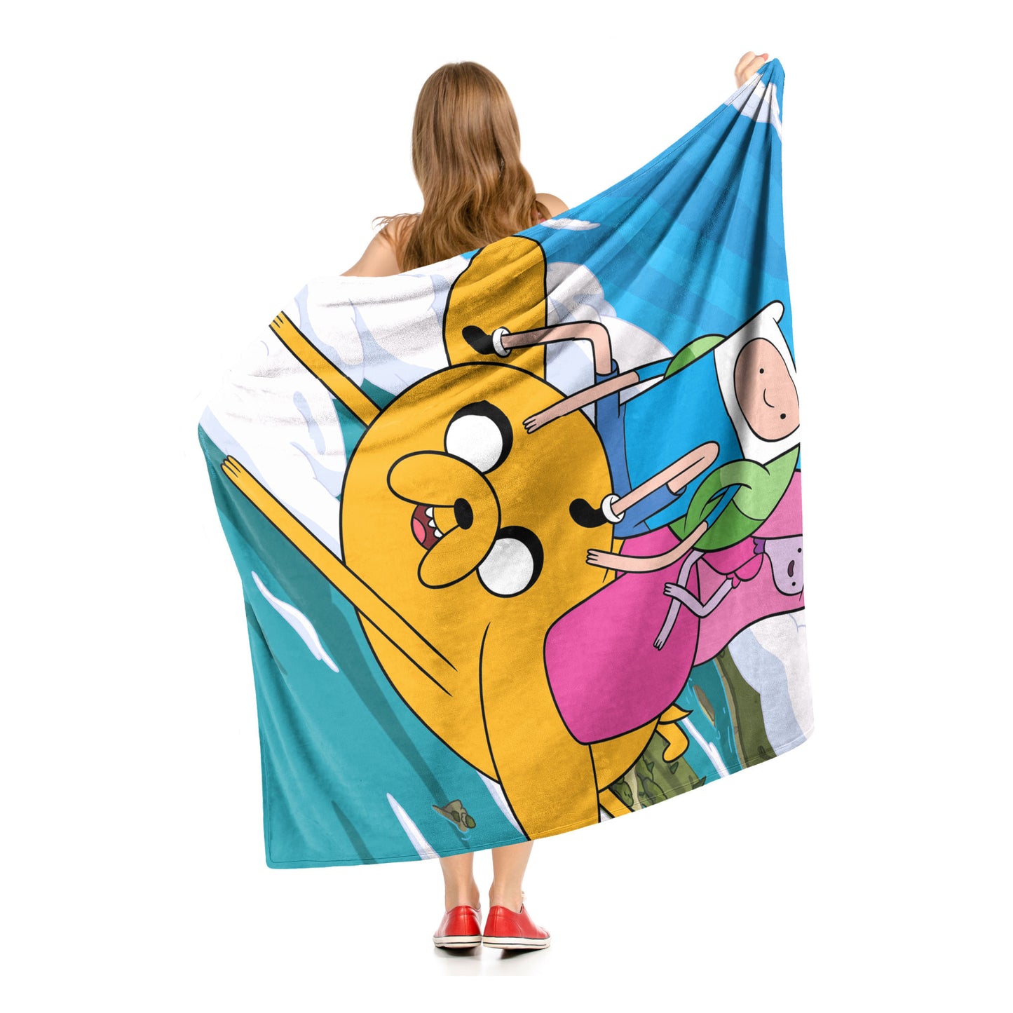 Adventure Time, Magic Ride Throw Blanket 50"x60"