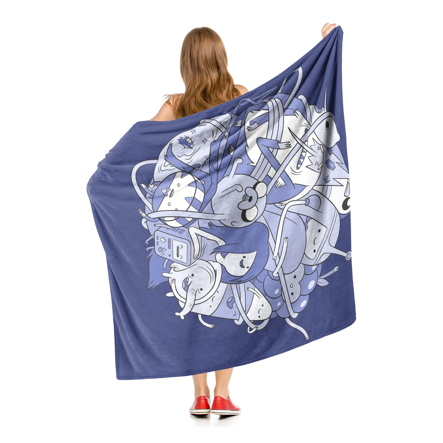 Adventure Time, Ball Of Fun Throw Blanket 50"x60"