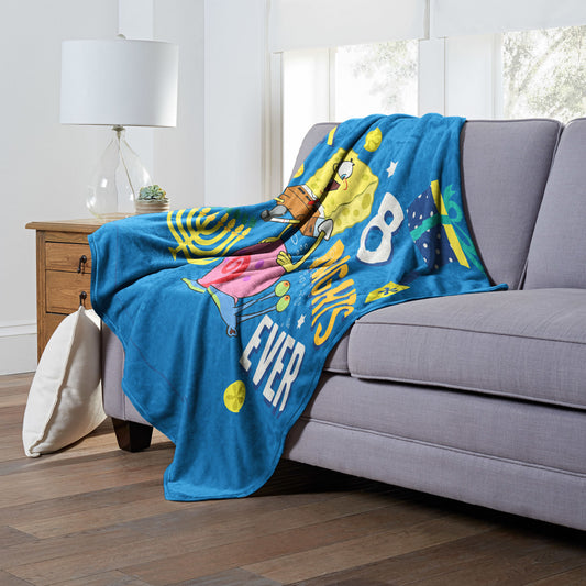 SpongeBob, Best Eight Nights Throw Blanket 50"x60"