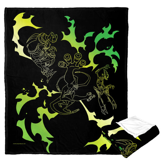 Cartoon Network's Ben 10 Aleins to the Rescue Throw Blanket 50"x60"