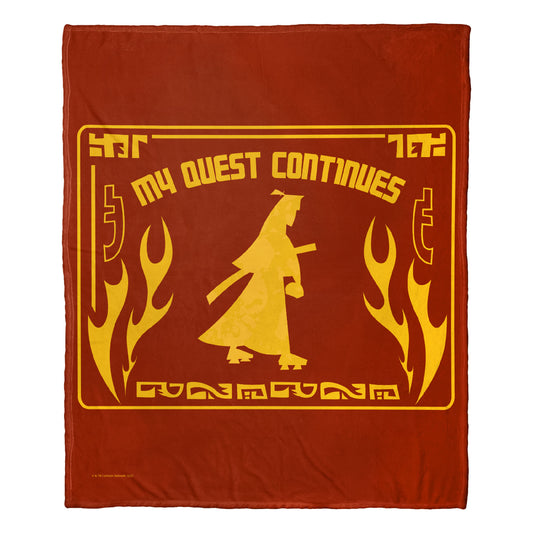 Cartoon Network's Samurai Jack Quest Continues Throw Blanket 50"x60"