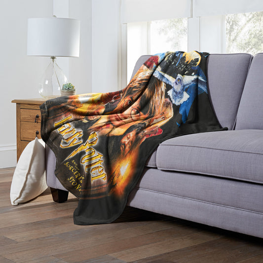 Harry Potter, Sorcerer's Stone Throw Blanket 50"x60"