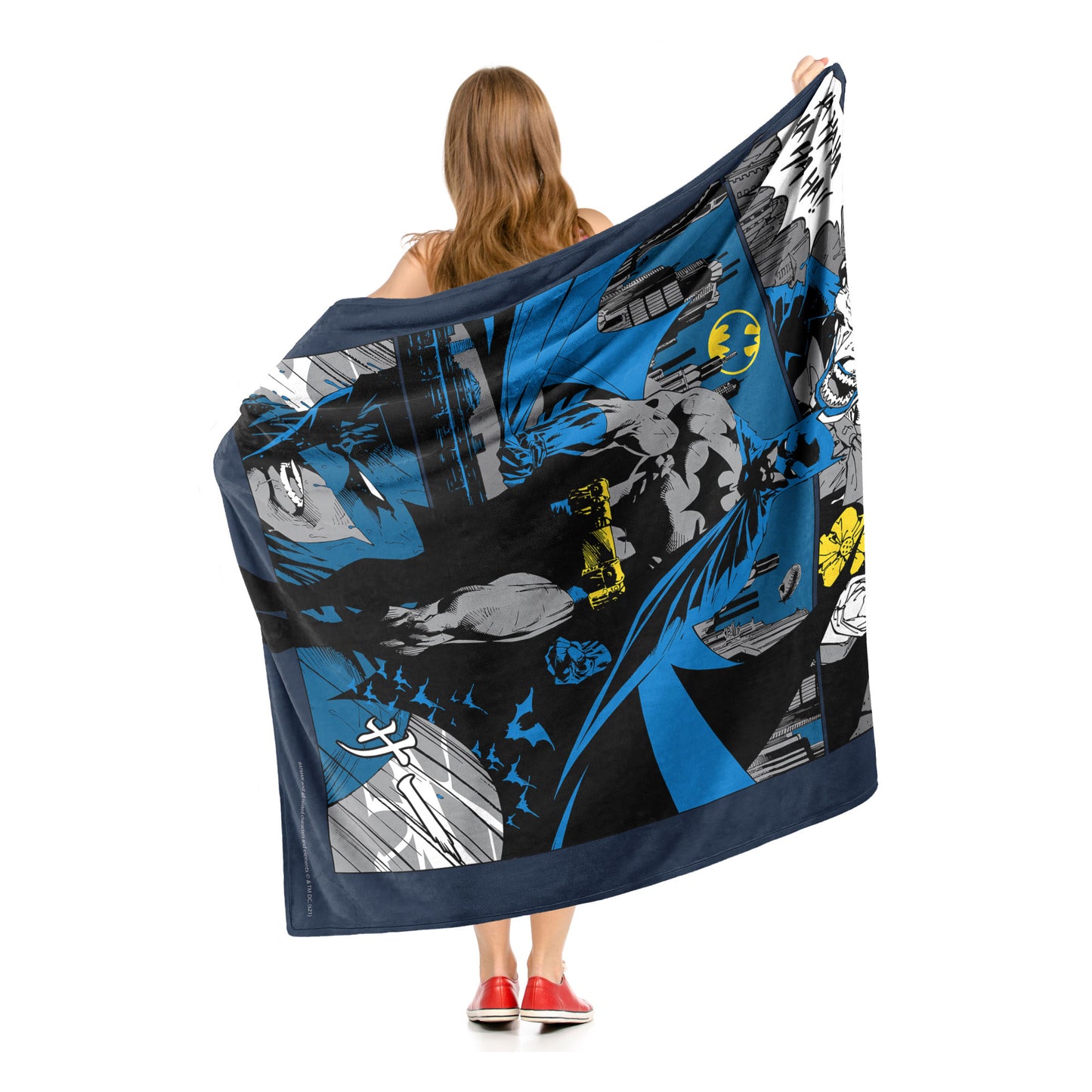 DC Batman Anime Joker Throw Blanket 50"x60"