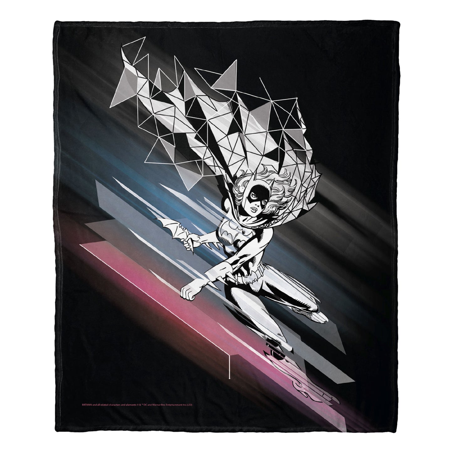 DC Comics Batman Geometric Cape Throw Blanket 50"x60"