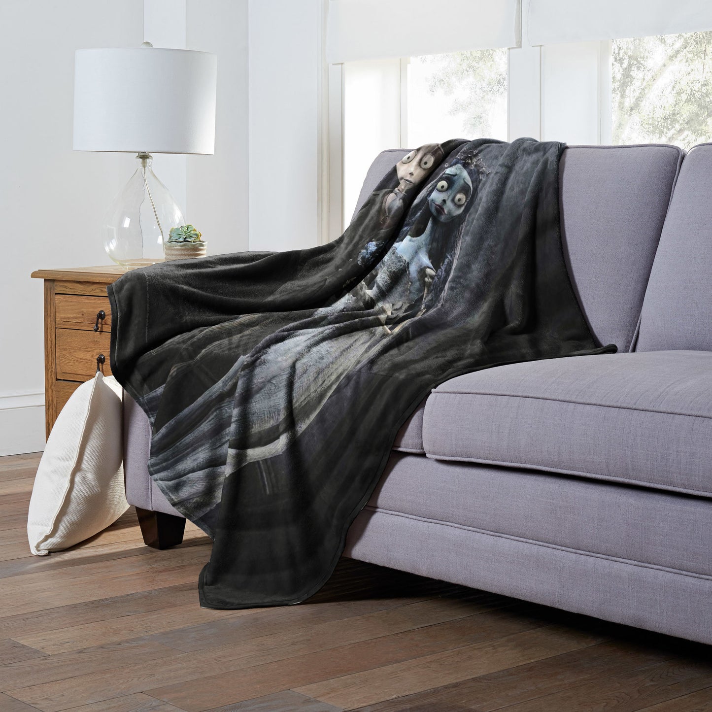 Corpse Bride Marriage Portrait Throw Blanket 50"x60"