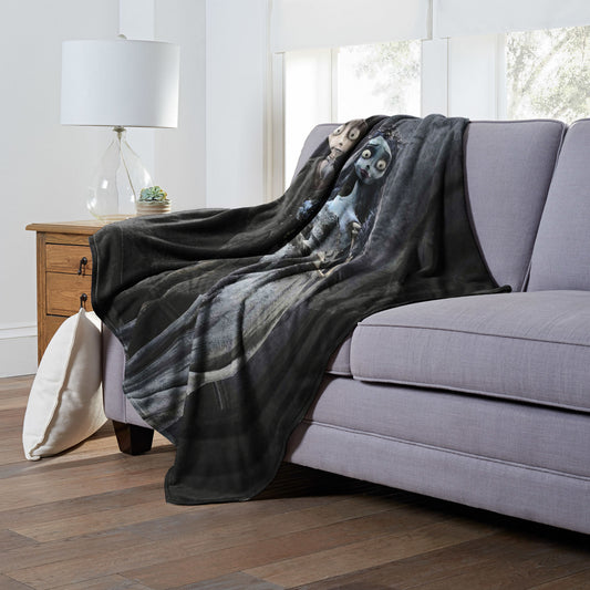 Corpse Bride Marriage Portrait Throw Blanket 50"x60"