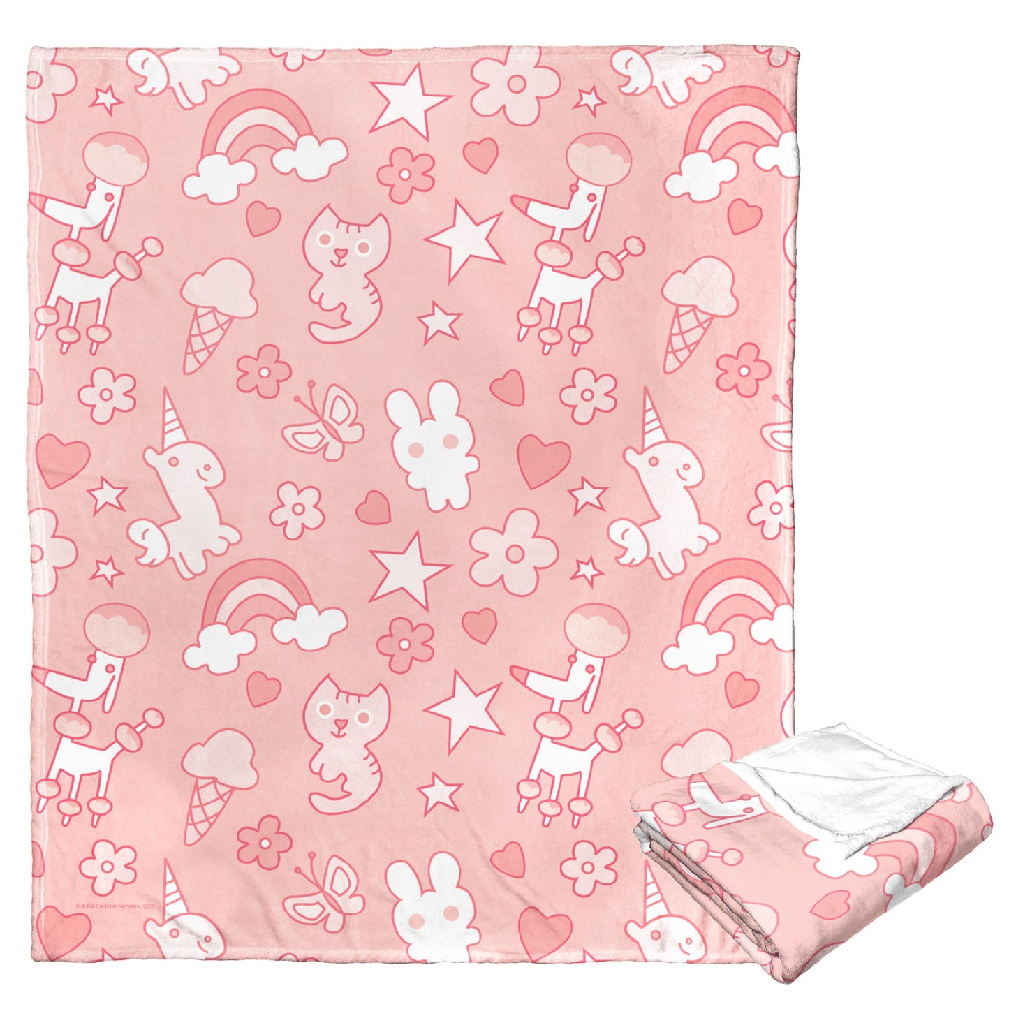 POWERPUFF GIRLS Everything Nice Throw Blanket 50"x60"