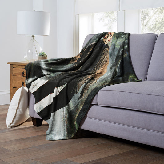 Freddy vs Jason Out in the Storm Throw Blanket 50"x60"