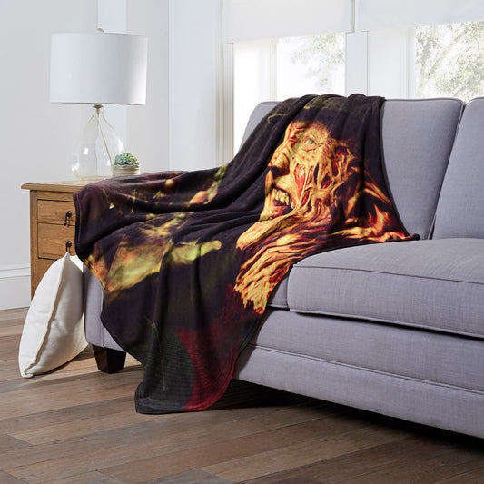 Freddy vs Jason Freddy Waves Throw Blanket 50"x60"