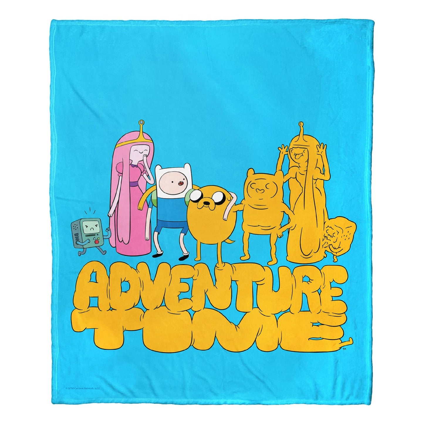 Adventure Time Jake Silliness Throw Blanket 50"x60"