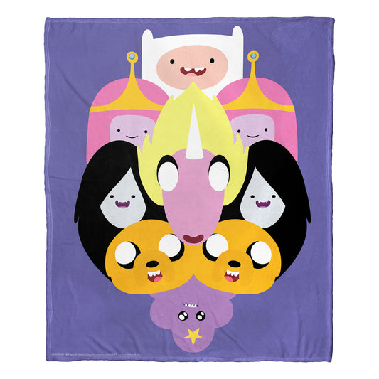 Adventure Time, Crazy Split Throw Blanket 50"x60"