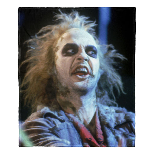 Beetlejuice Ghost with the Most Throw Blanket 50"x60"