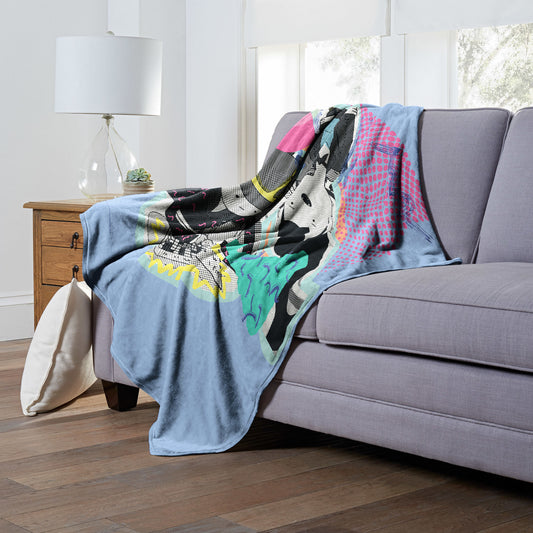 Adventure Time Unlikely Besties Throw Blanket 50"x60"