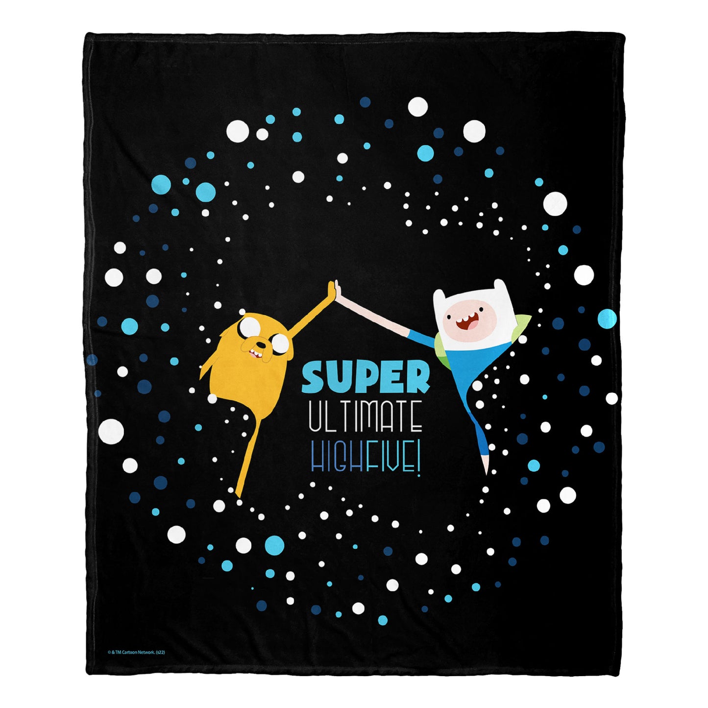 Adventure Time Super Ultimate High Five Throw Blanket 50"x60"