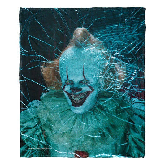 IT 2 Clown Break Out Throw Blanket 50"x60"