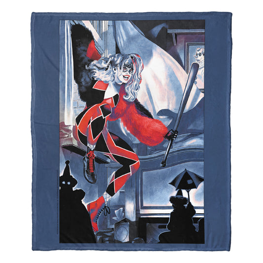 DC Comics Batman Breaking Glass Throw Blanket 50"x60"