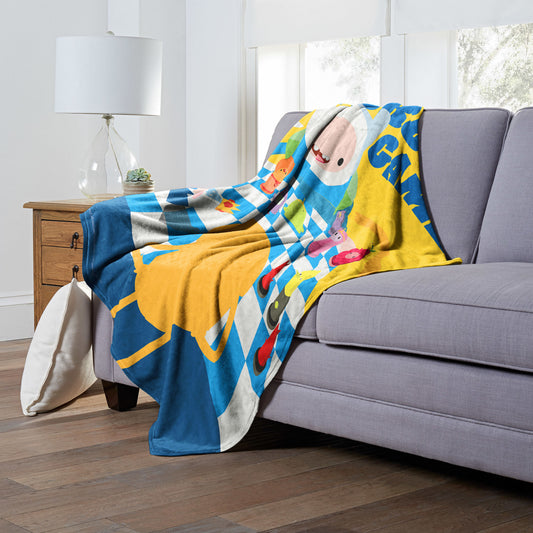 Adventure Time, Adventurous Kingdoms Throw Blanket 50"x60"